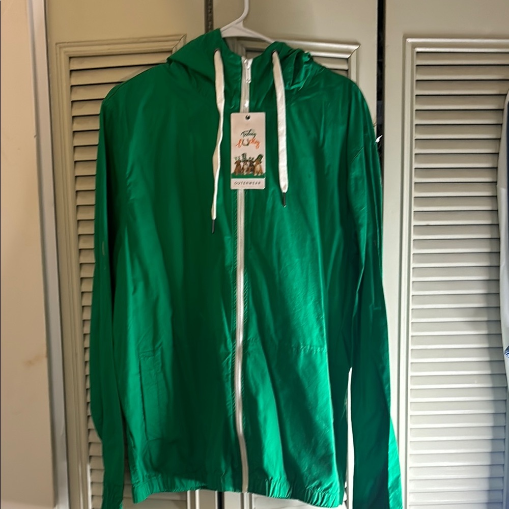 Green Zip-Up Hoodie